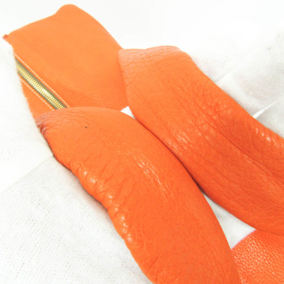 PRADA Leather Boston Bag in Orange - Picture 10 of 15